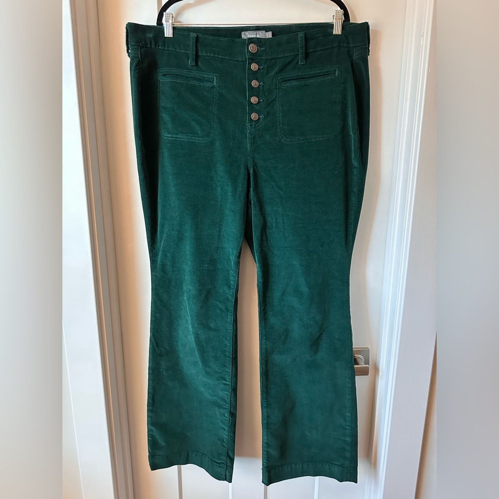 Torrid Deep Green Corduroy Trousers